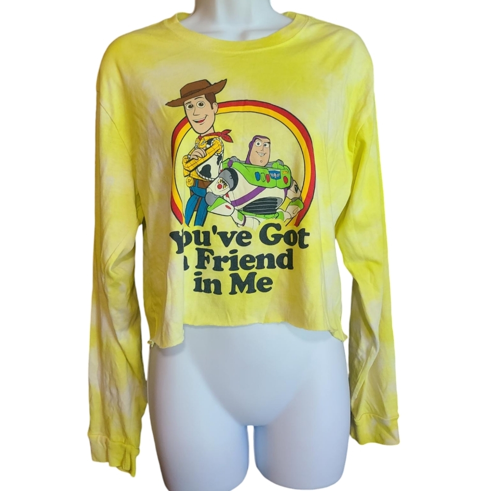 TOY STORY tie-dye long sleeve graphic tee